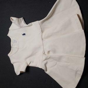 Cream dress with bloomer